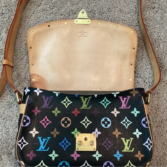 Authentic Louis Vuitton Multicolor Sologne in Black. - Picture 12 of 12